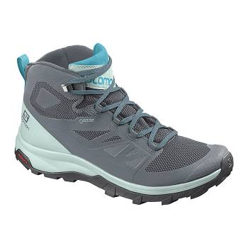 Salomon Női OUTline Mid Cut GTX W Túracipő Szürke